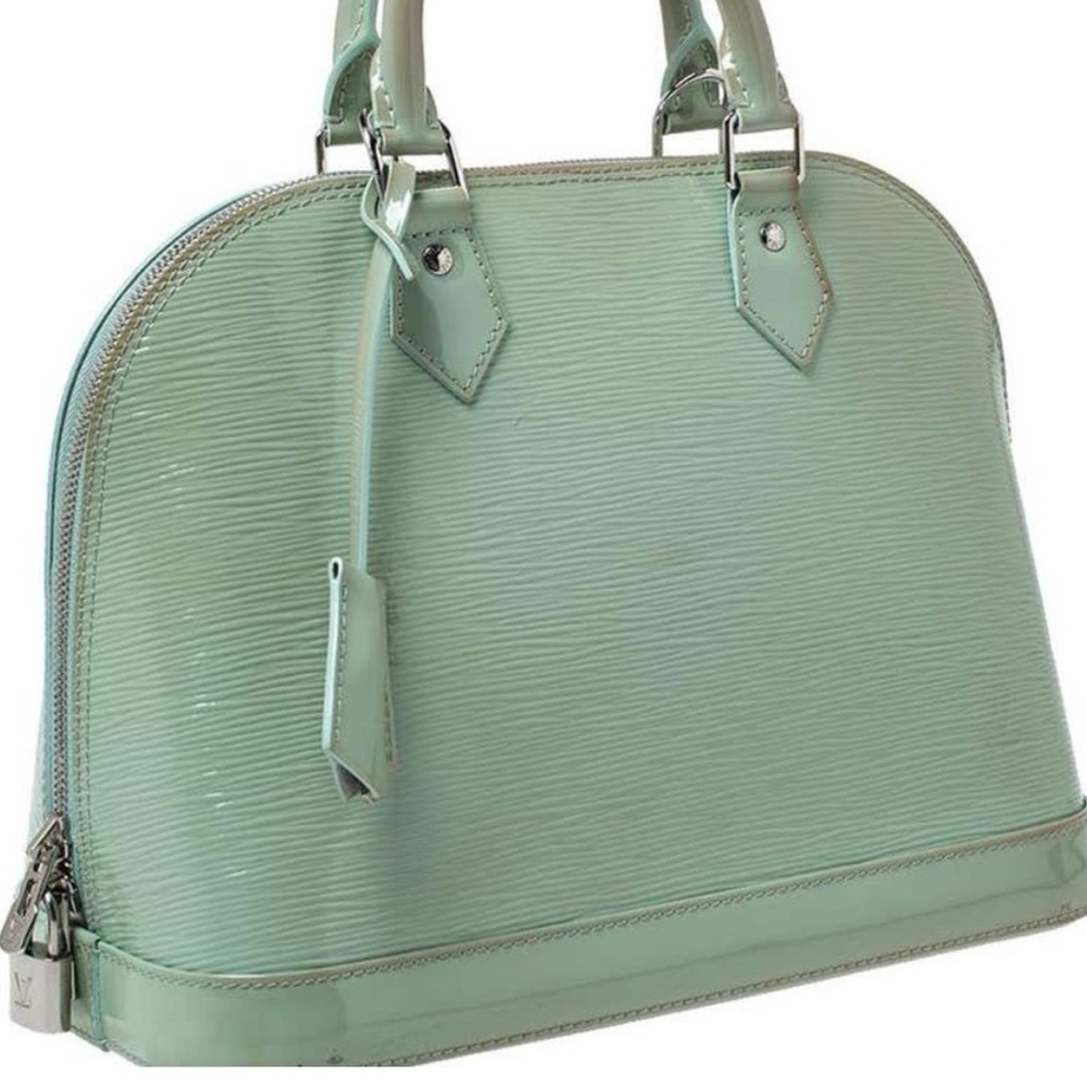 Louis Vuitton PM Alma Electric seafoam